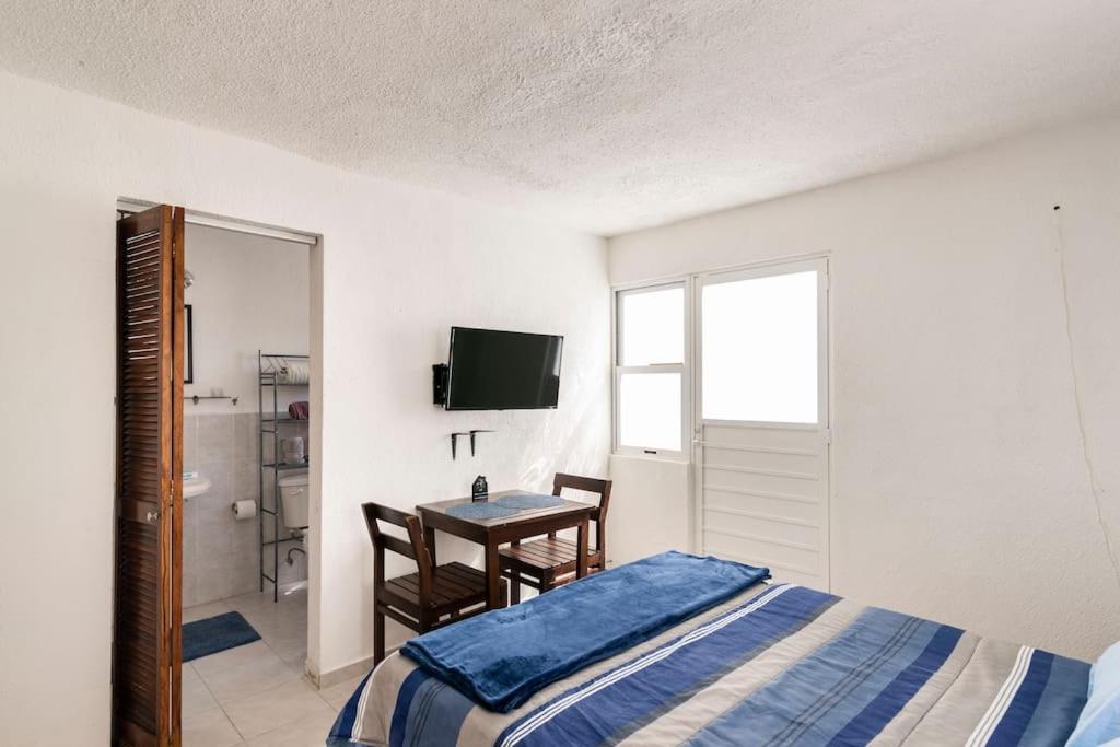 Micro Studio Perfect For Backpackers, Couples, 3 Min Drive To Playa El Nino カンクン エクステリア 写真